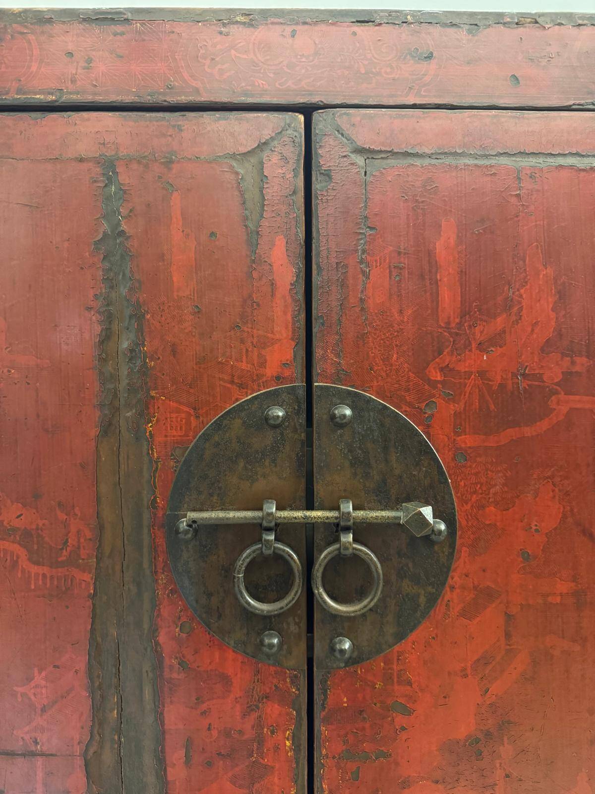 Red lacquered furniture from Shanxi Province (Northern China)