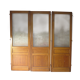 Separation of 3 engraved glass doors