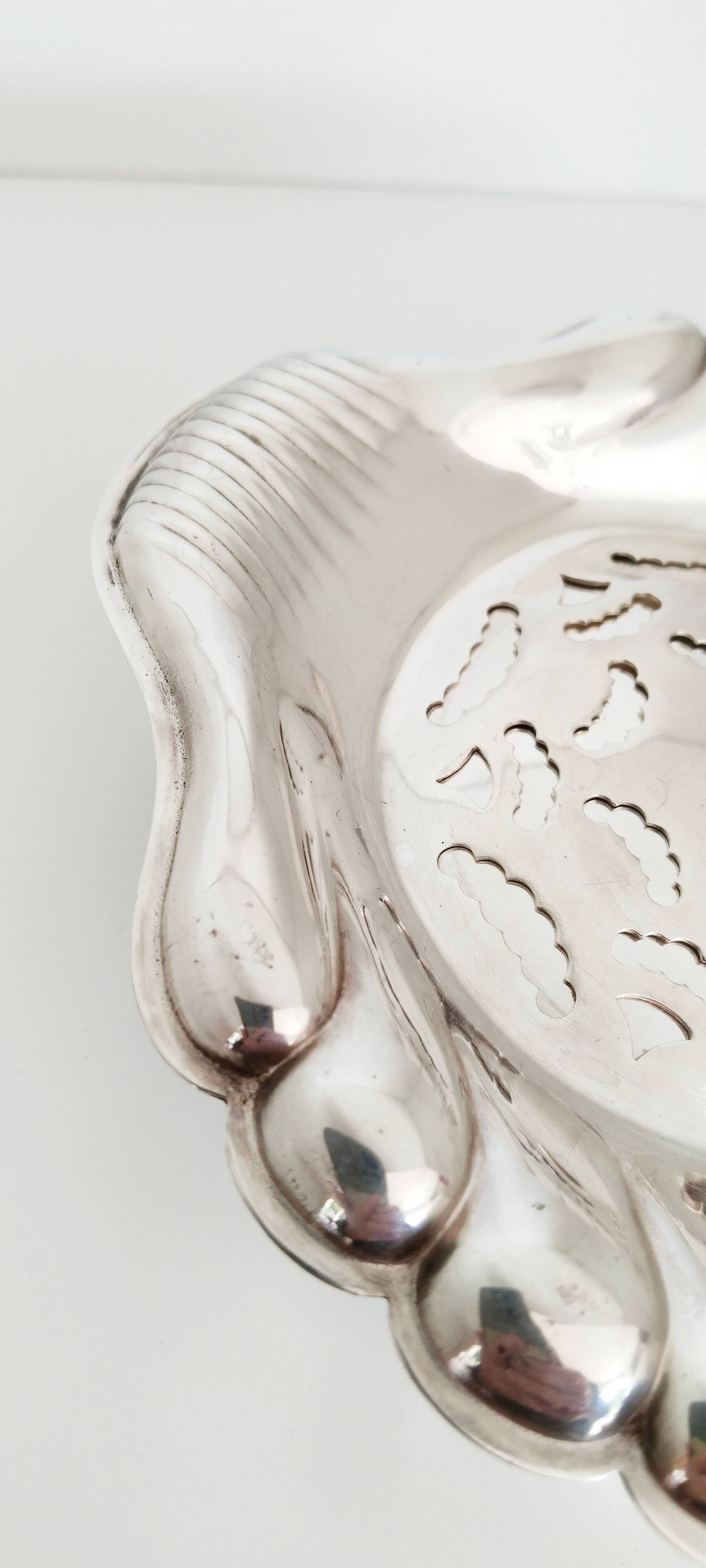 Coquillor-Ice Silver Butter Dish