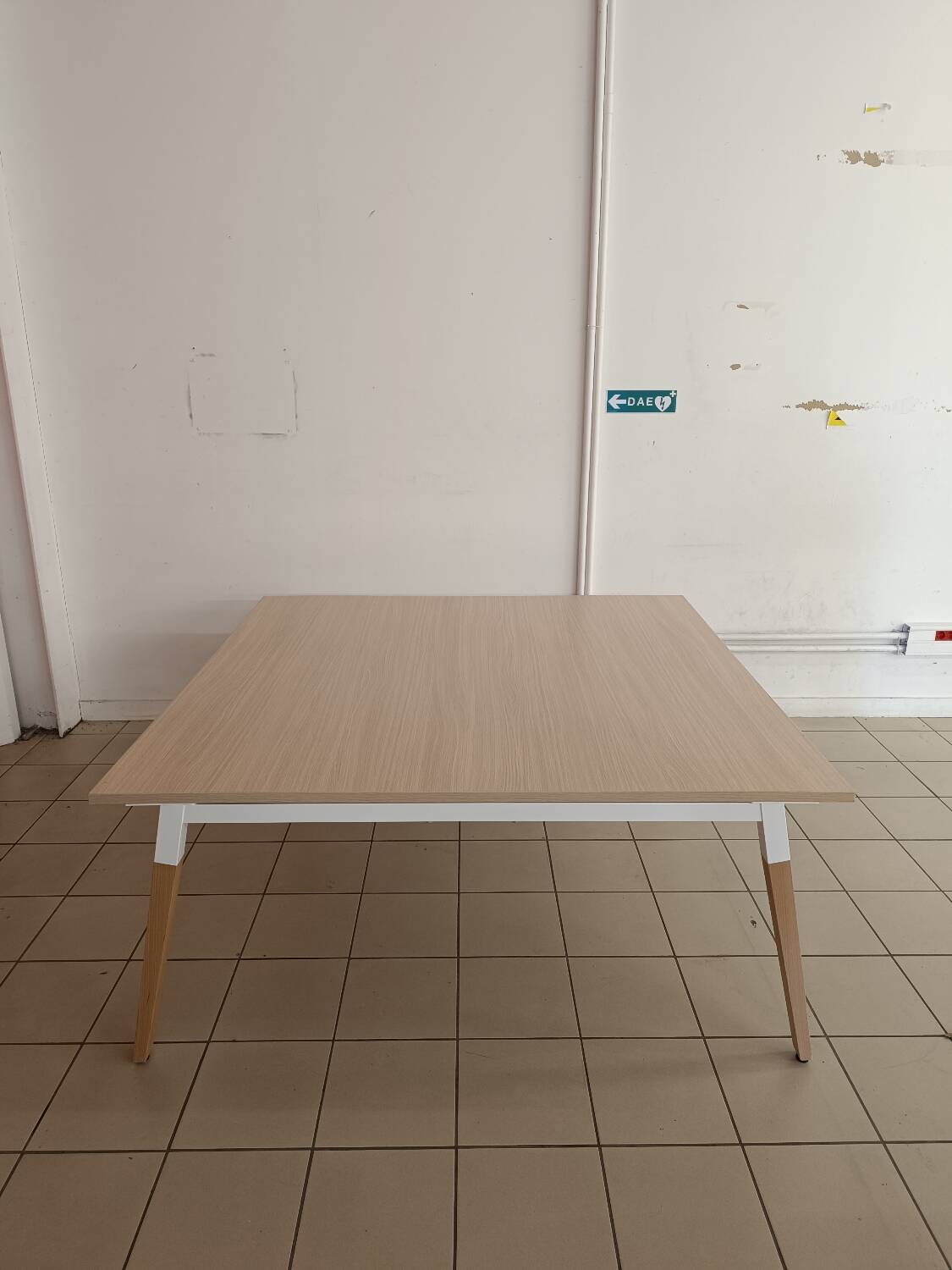 Large Scandinavian square table