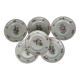 6 dessert plates KG Luneville, model Réverbère