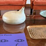 Mid-century organic modern gres vase, Franco Bucci Italy ca. 1970