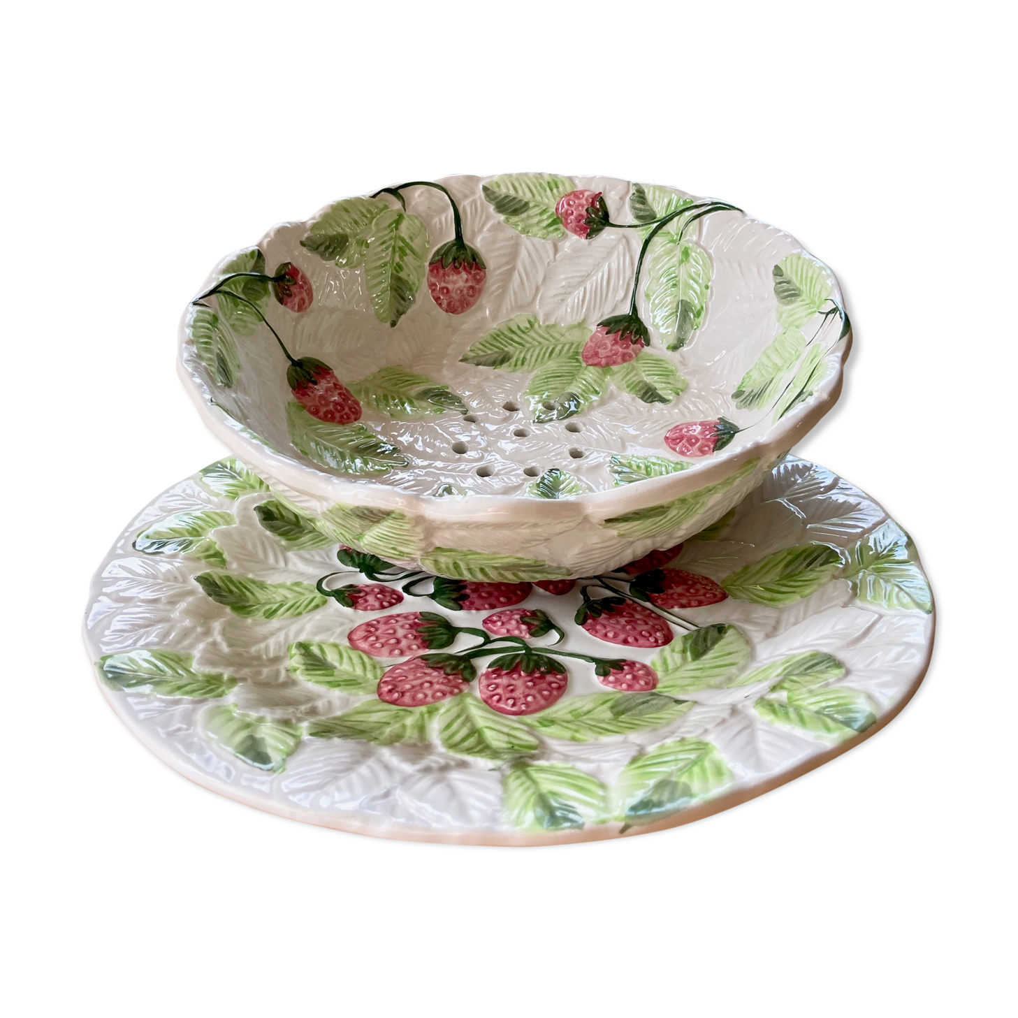 Set salad bowl fruit drainer and dish slurry