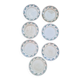 Lot De 7 Assiettes Plates Modèle Houx HB