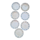 Lot De 7 Assiettes Plates Modèle Houx HB