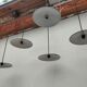 Set of antique lamps