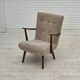 1960s, Danish armchair, furniture wool, beech wood.