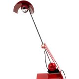 Mauro Martini, red 'Picchio' woodpecker table lamp, F.lli Martini Italy 1970s