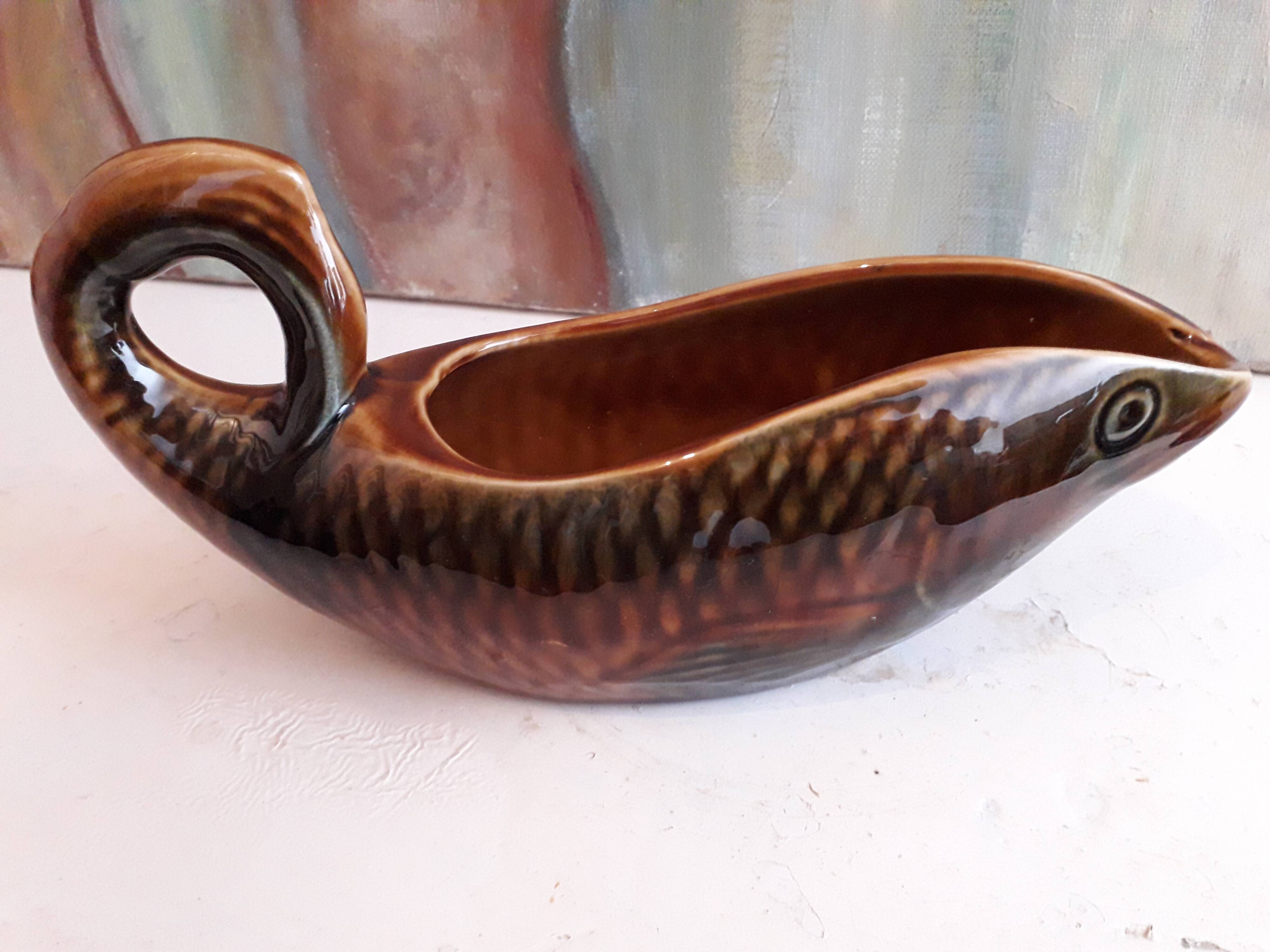 Sarreguemines vintage fish service