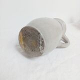 Pitcher, blue stoneware vase