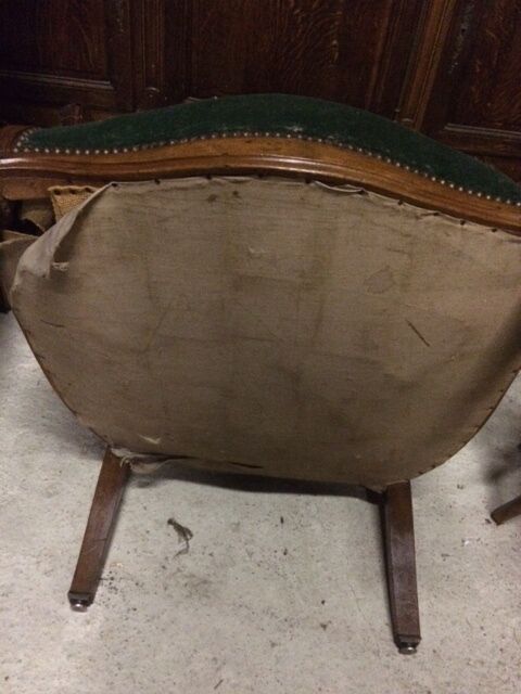 Pair of voltaire noyer armchair