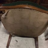 Pair of voltaire noyer armchair