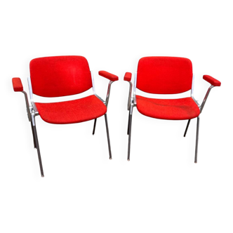 Pair of Castelli armchairs