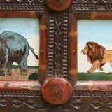 Meuble de Commerce Manjoosh en Bois Exotique, Inde – Début XXe