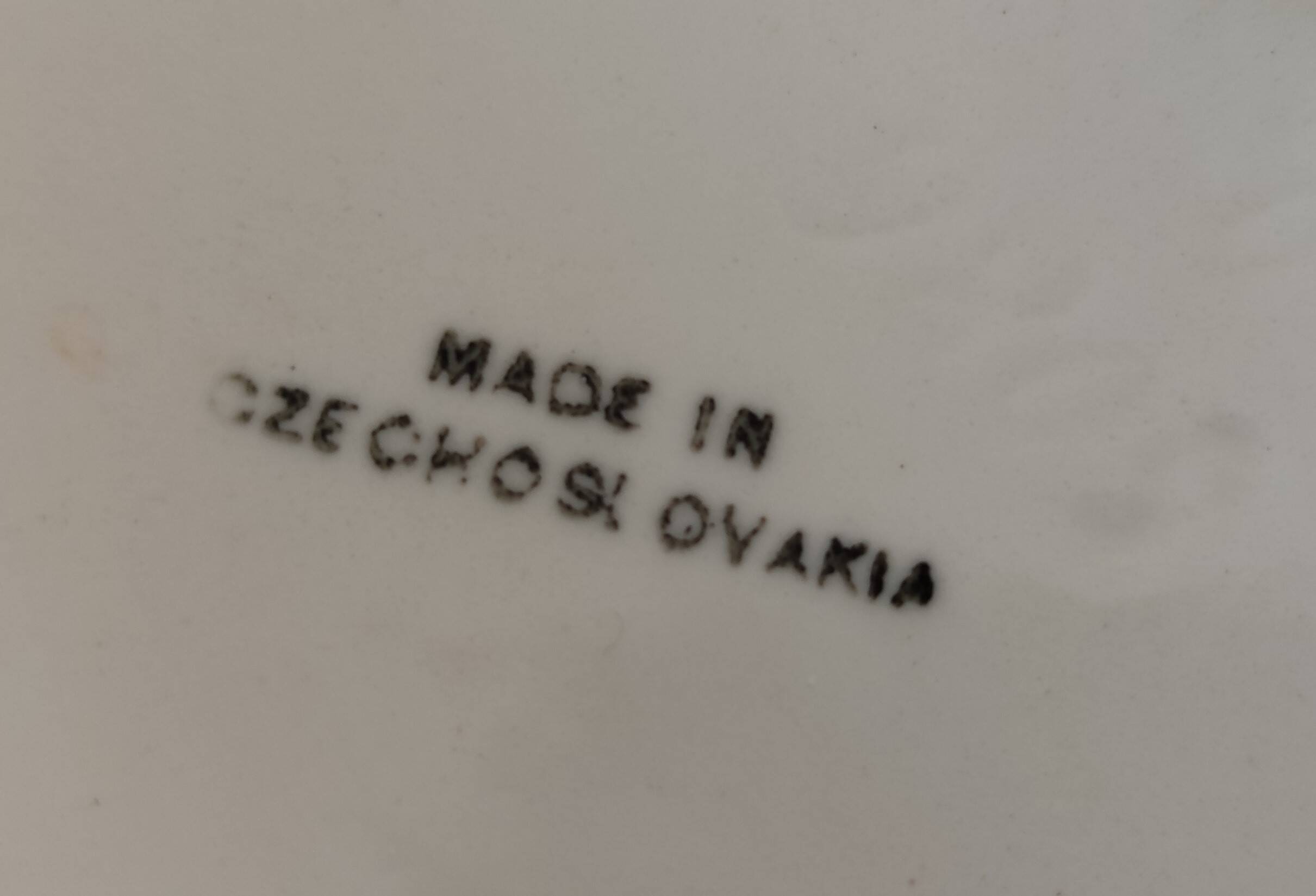 Art Deco butter dish of Czechoslovakian origin