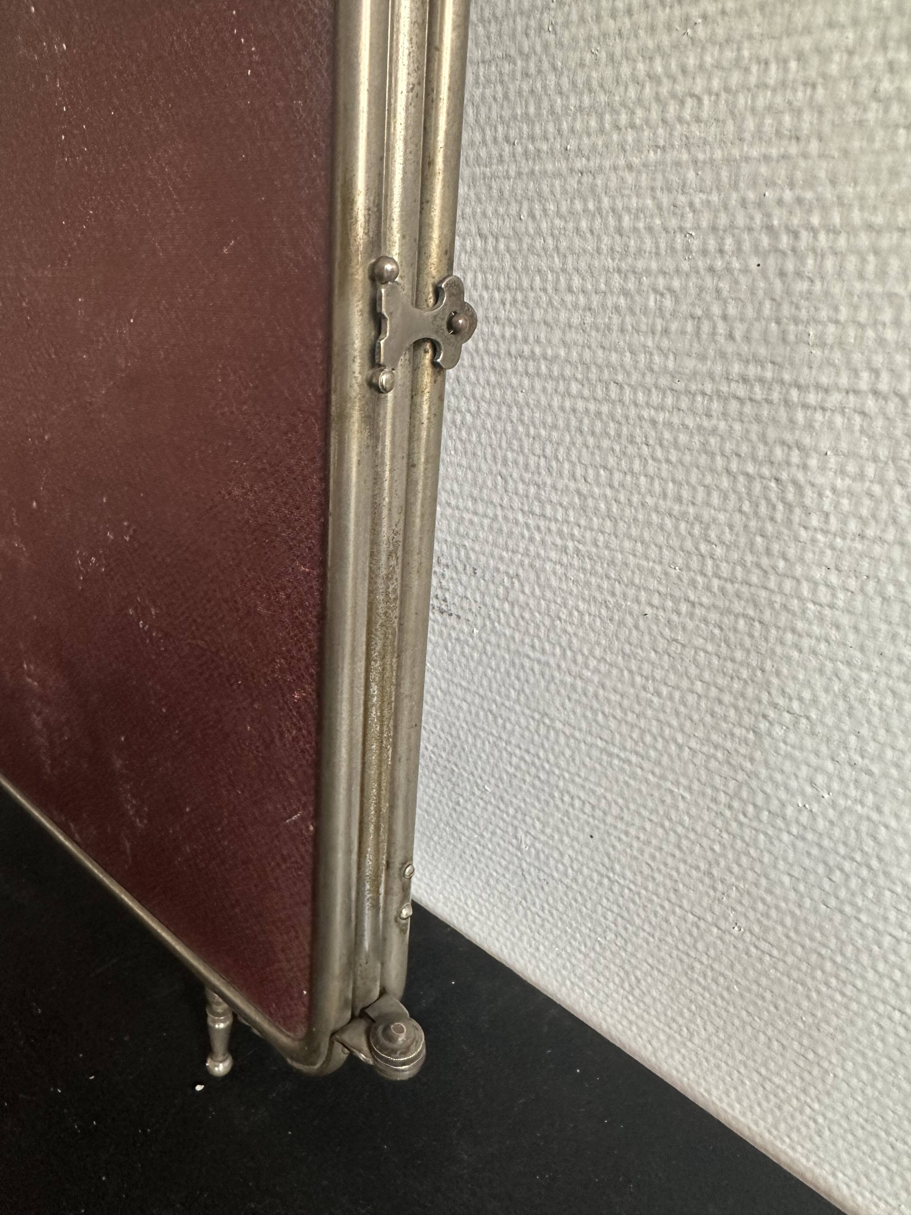 Art Deco triptych mirror, for table or wall mounting, 1900