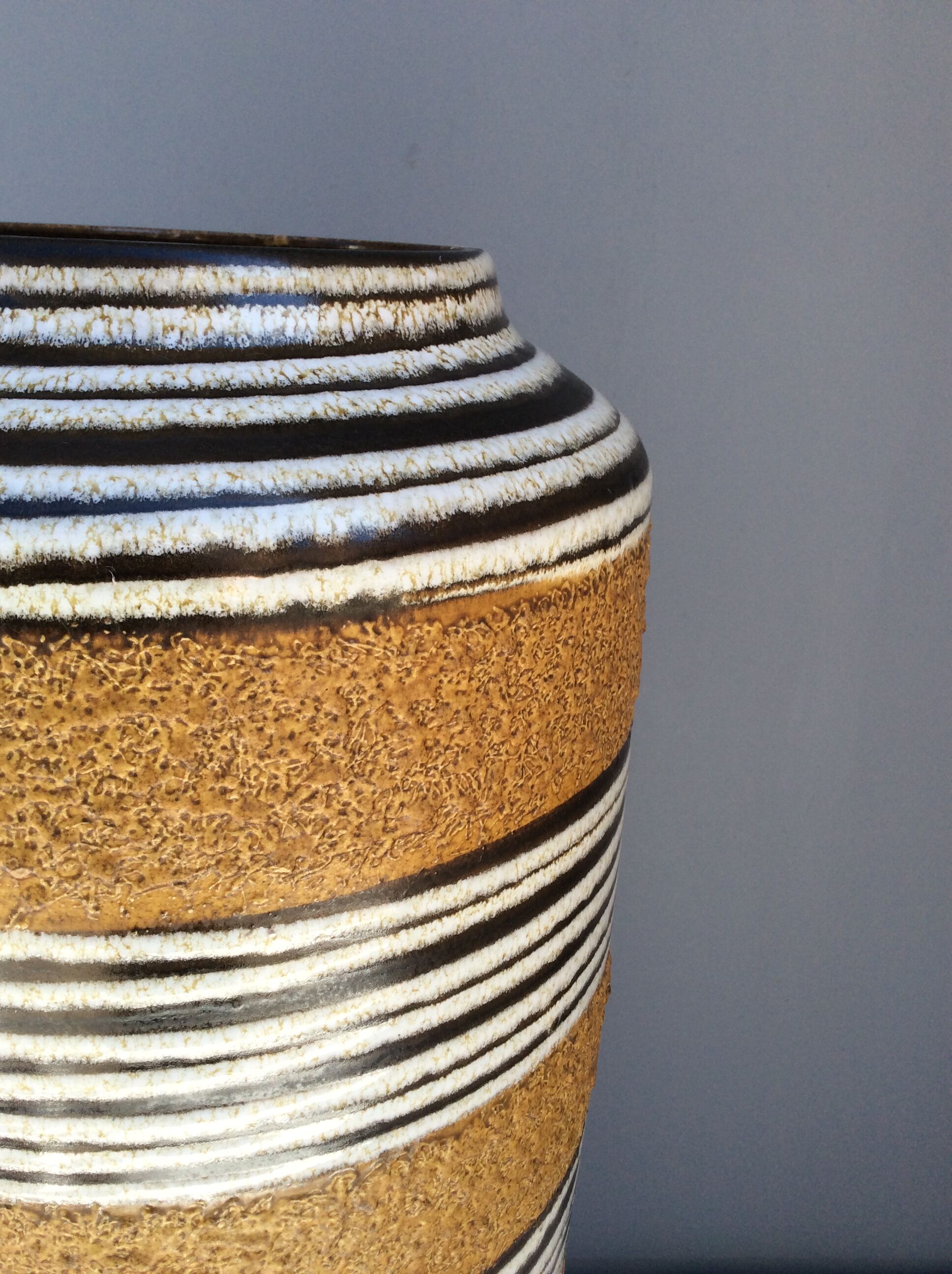 Xxl West Germany ceramic vase, 1960s