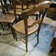 Set of 6 chairs in solid walnut and caning, circa 1870