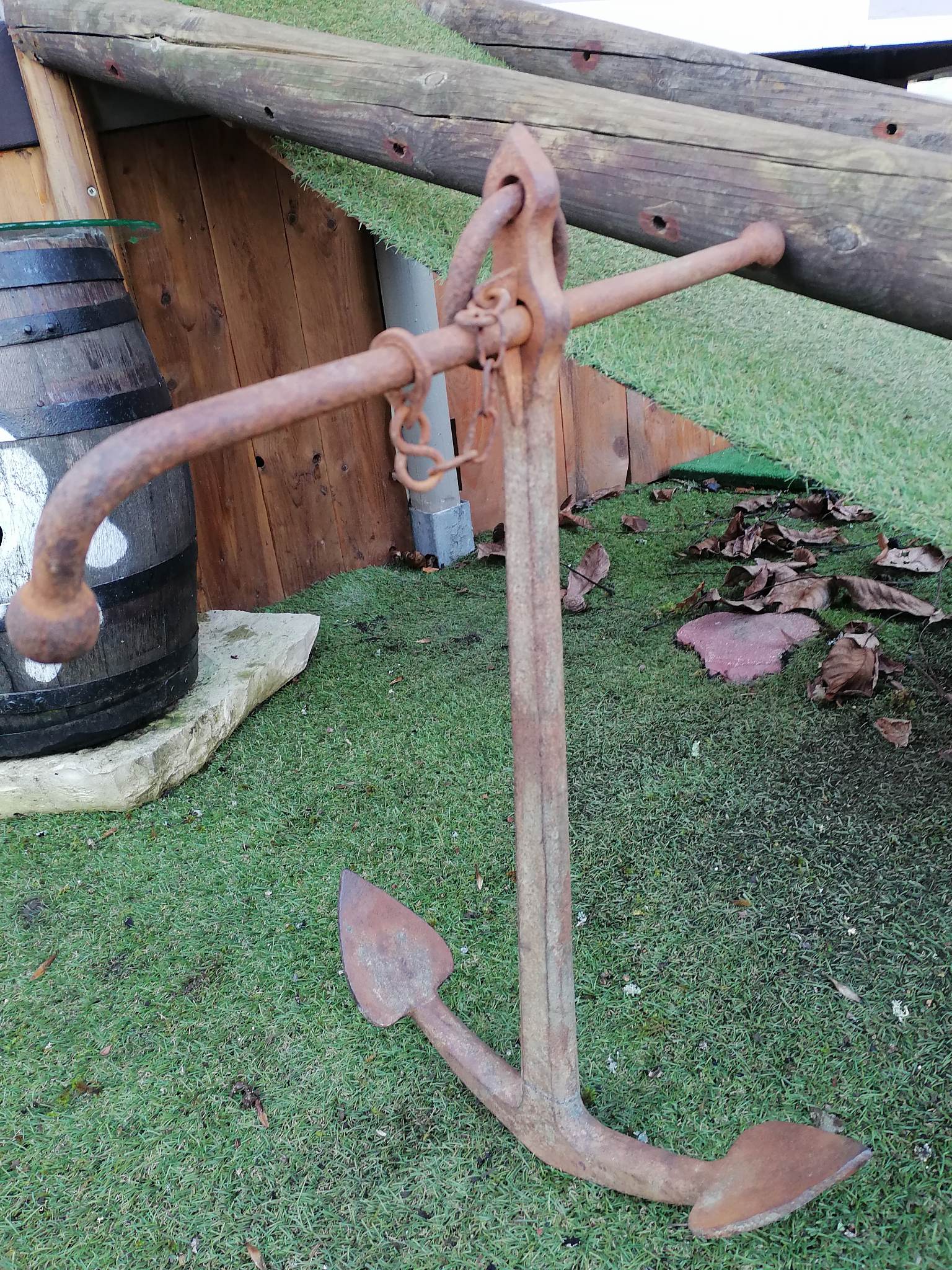 Ancienne ancre de marine à jas parfaite pour une déco marine réussie en Bon état général Selency