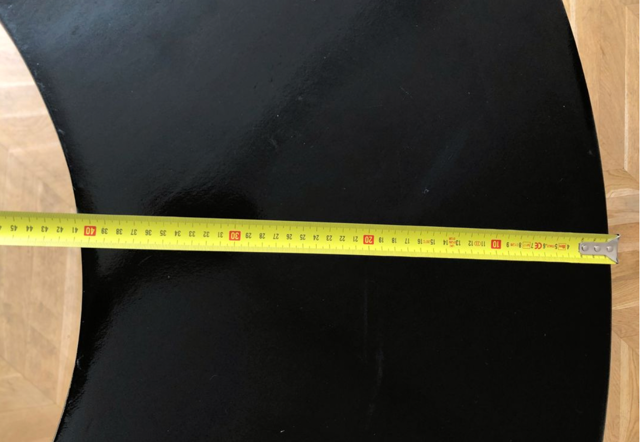 Low vintage design bar with interior storage