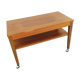 Table basse vintage bois 2 plateaux