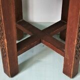 Moroccan wooden stool