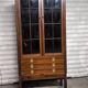 Vintage 1960s Scandinavian display cabinet in rosewood.