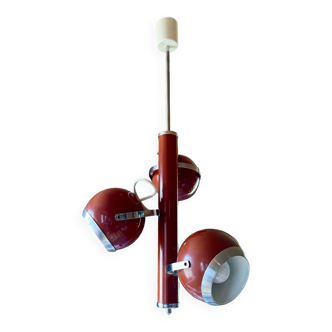 Suspension, Chandelier, Ceiling light, eye-ball, vintage, 70s