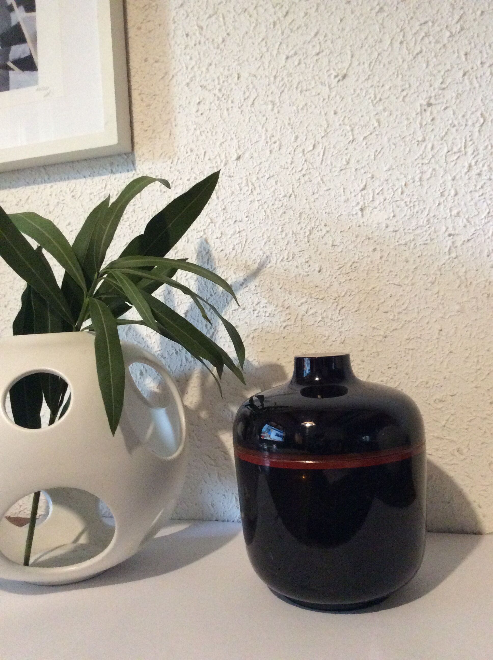 Vintage black bakelite box