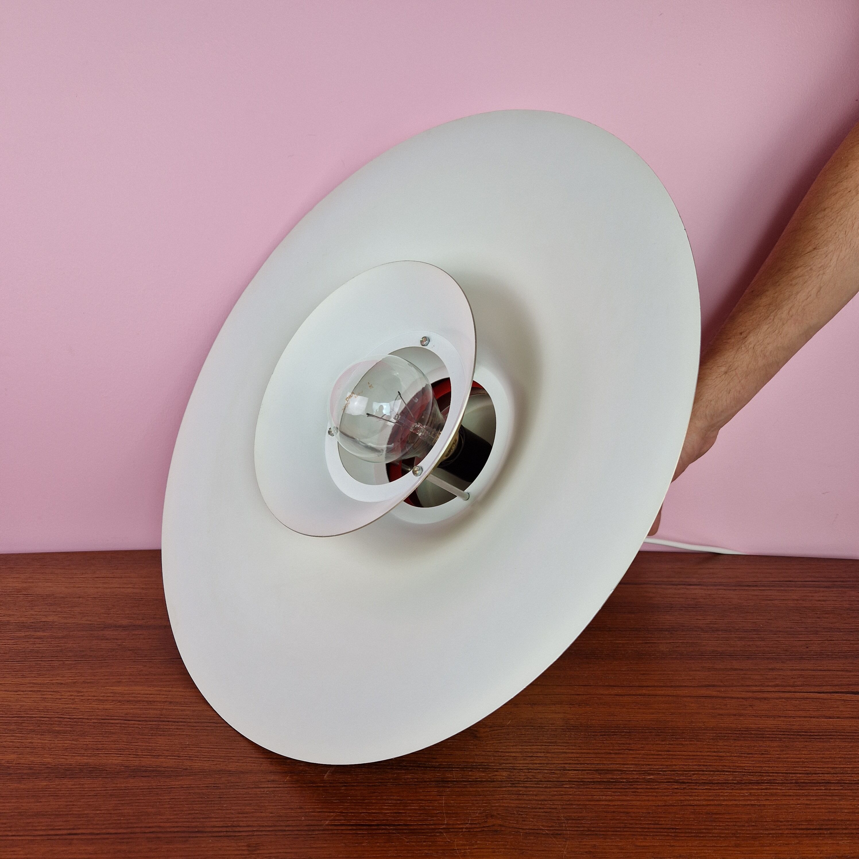 Danish Modern Pendant Lamp by Bent Nordsted for Lyskaer Belysning, 1970s