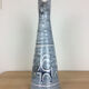 Blue ceramic pichet, ibex/goat decoration