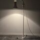 70s Gooseneck Metal Floor Lamp, Adjustable Height Tripod Base
