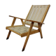 Fauteuil vintage pieds compas