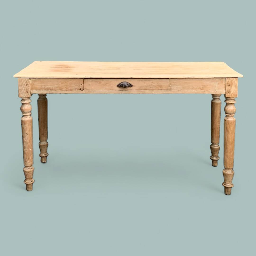 Raw wood farm table 1920