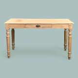 Raw wood farm table 1920