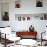 Pair of Scandinavian armchairs of the years 60