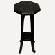 Antique Japanese hand craved side table by Libert London ca 1905