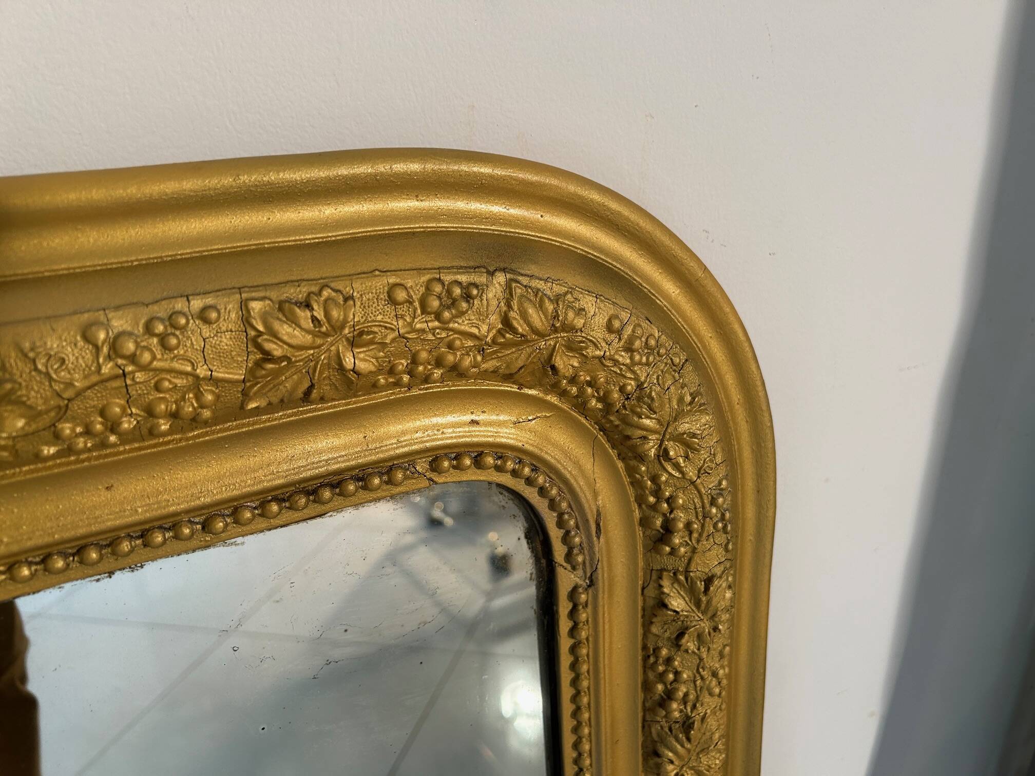 Vends miroir de cheminée ancien