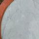 Antique Louis XVI style bouillotte table with marble top