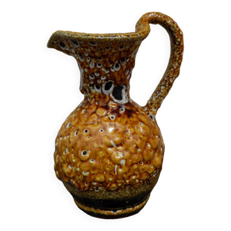 Honey colored fat lava pitcher