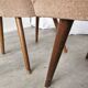 Set of 2 Vintage Mid-Century Lounge Chair: 1970s Yugoslavia, Pink Fabric