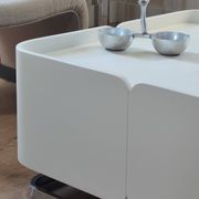 Table basse italienne space age, pièce unique, épreuve de designer