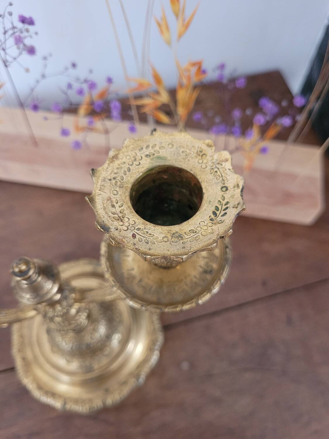 Candlestick No. 2, 2 brass lights