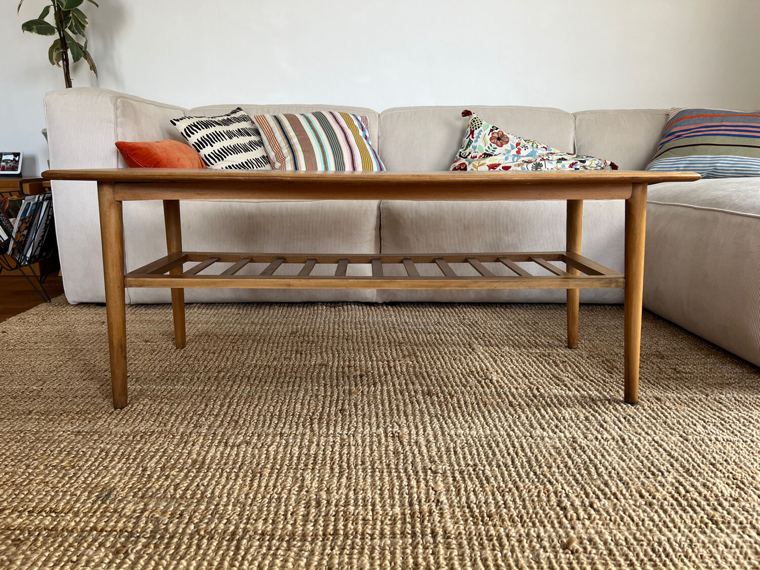Danish teak coffee table from the 1950s