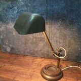 Antique brass desk lamp