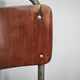 Set of 6 Gispen 106 Dutch Industrial Plywood Chairs, 1960s