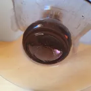 Coupe en Verre Soufflé Bullé Riom 1960