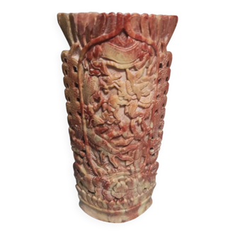 Hard stone vase