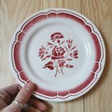 Mismatched retro dessert plates