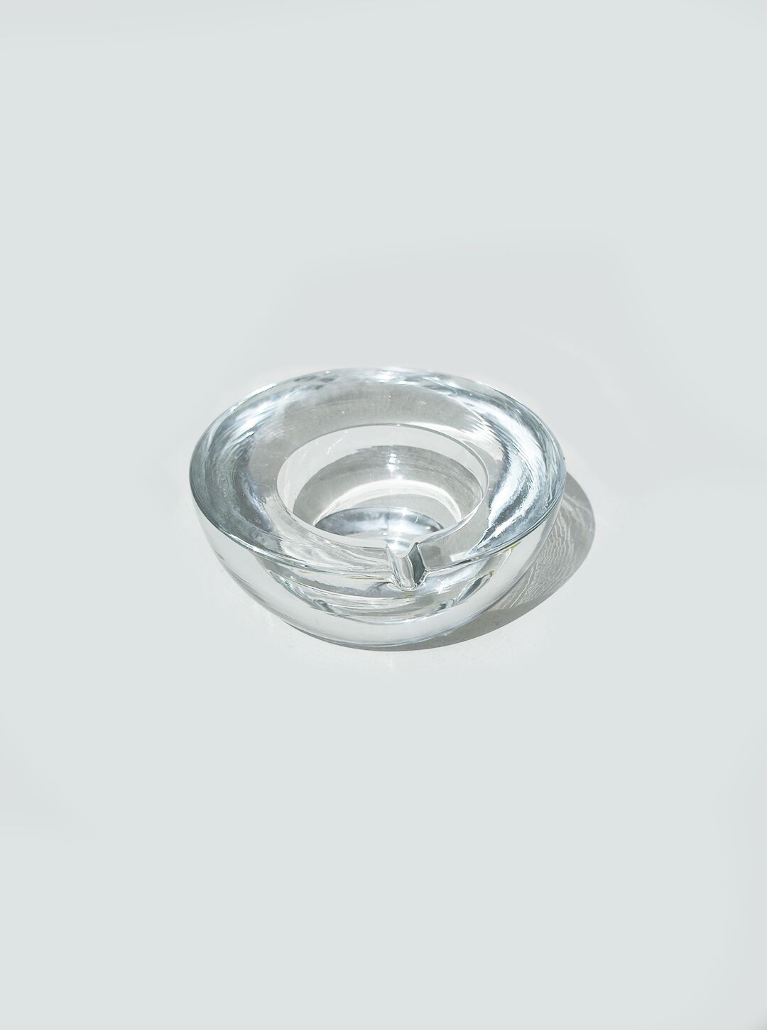 Cendrier en verre années 60